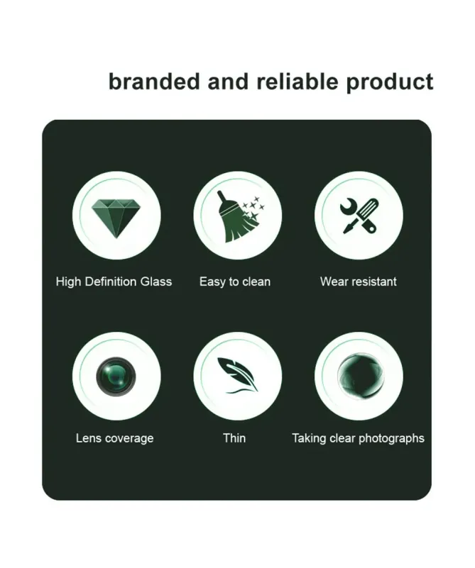 Protections Oppo A5 Pro 5G / 4G en verre trempé pour lentille (2 pièce