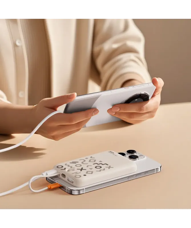 Batterie Externe Magnétique 10000mAh avec Câble Intégré | POP