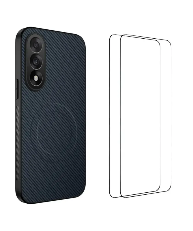Pack Protection OnePlus Nord 5 Fibre de Carbone Magnétique