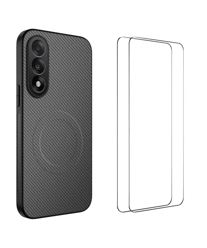 Pack Protection OnePlus Nord 5 Fibre de Carbone Magnétique