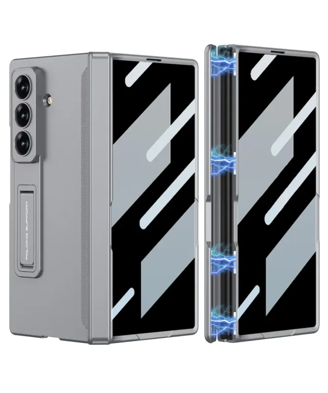 Coque Samsung Galaxy Z Fold 7 Anti-Espion avec Support | CONFIDENTIAL