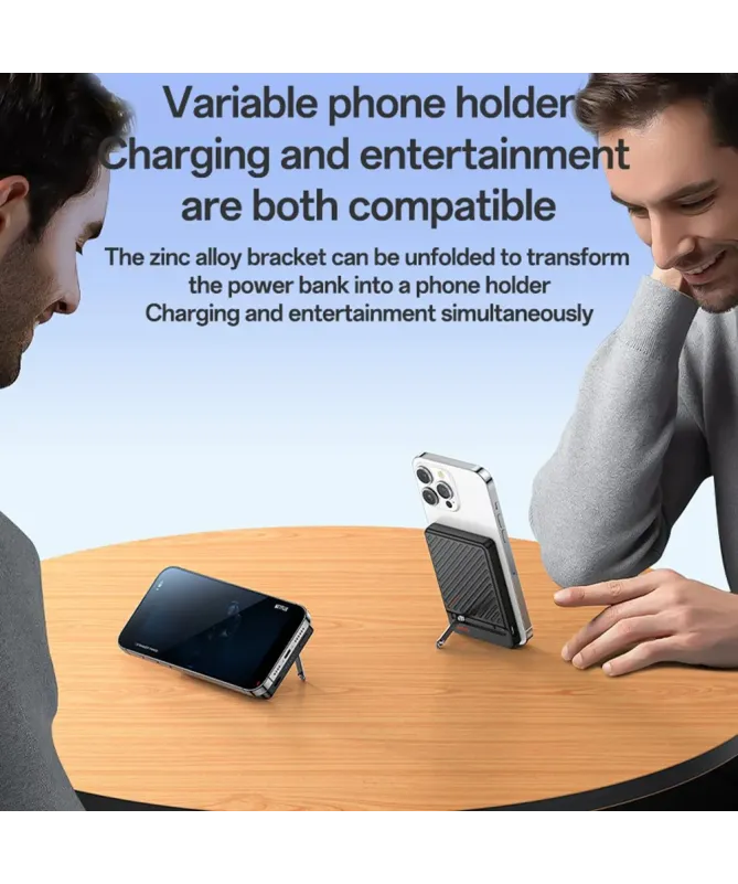 Batterie Externe Magnétique avec Câble et Support | VOLT