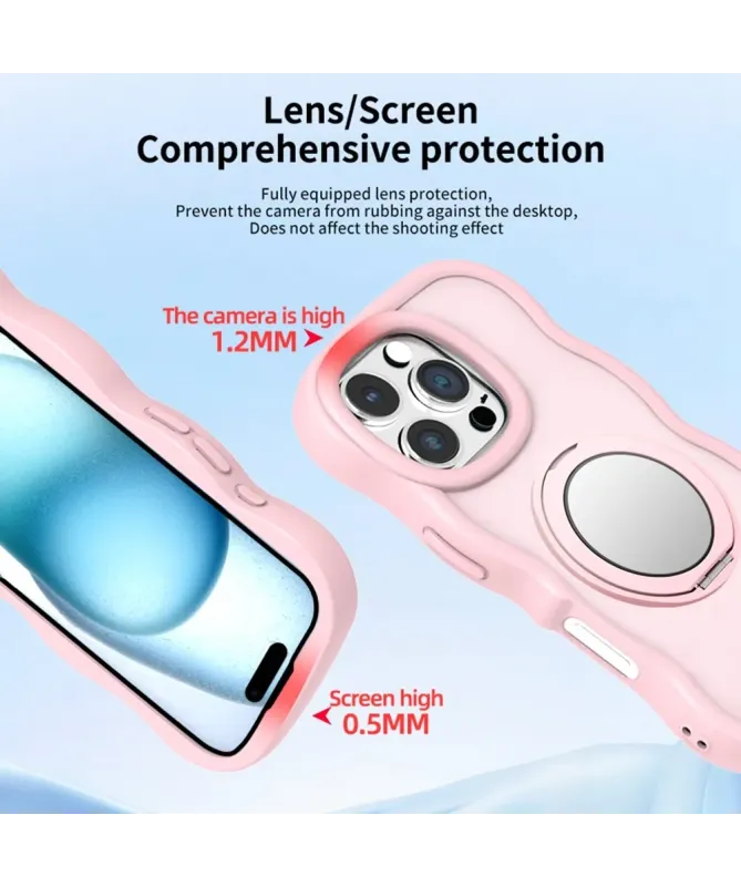 Coque iPhone 16 Pro Max avec Miroir et Anneau | VANITY