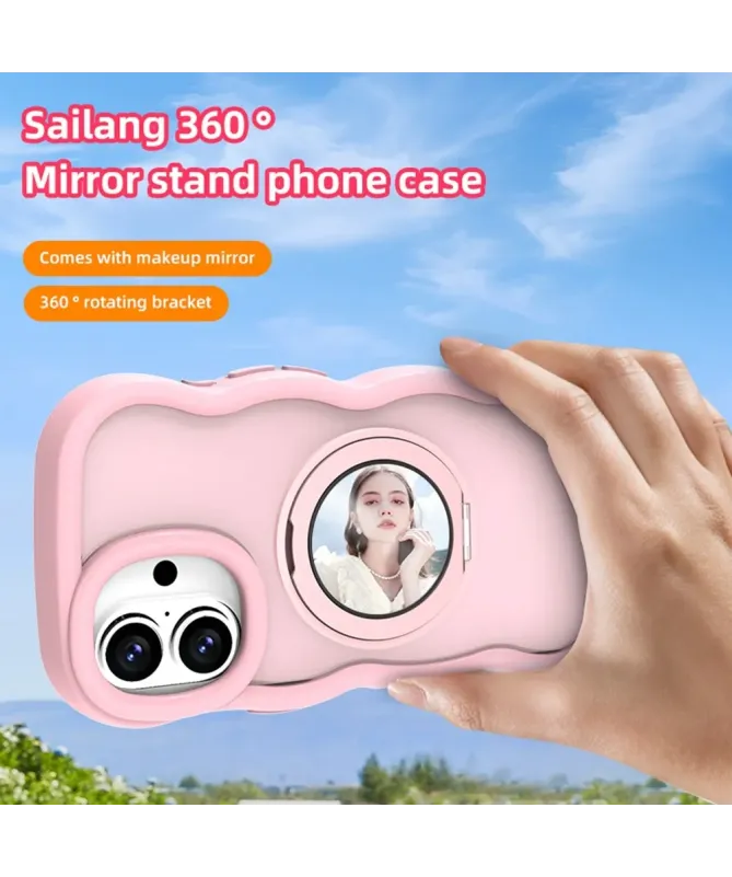 Coque iPhone 16 Plus avec Miroir et Anneau | VANITY