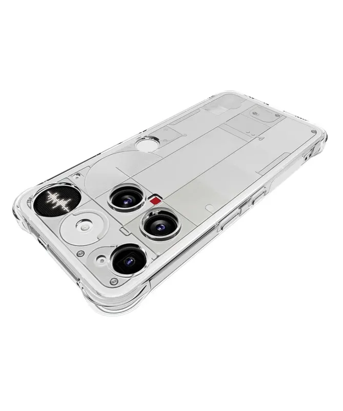 Pack Nothing Phone (3) | Coque Coins Renforcés Transparente avec 2 Ver