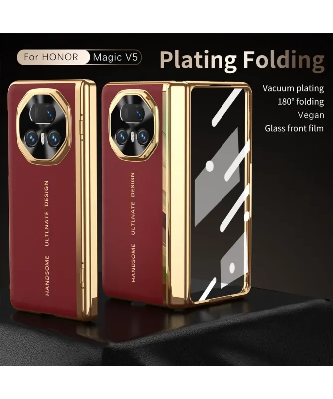 Coque Honor Magic V5 Valamir Simili Cuir