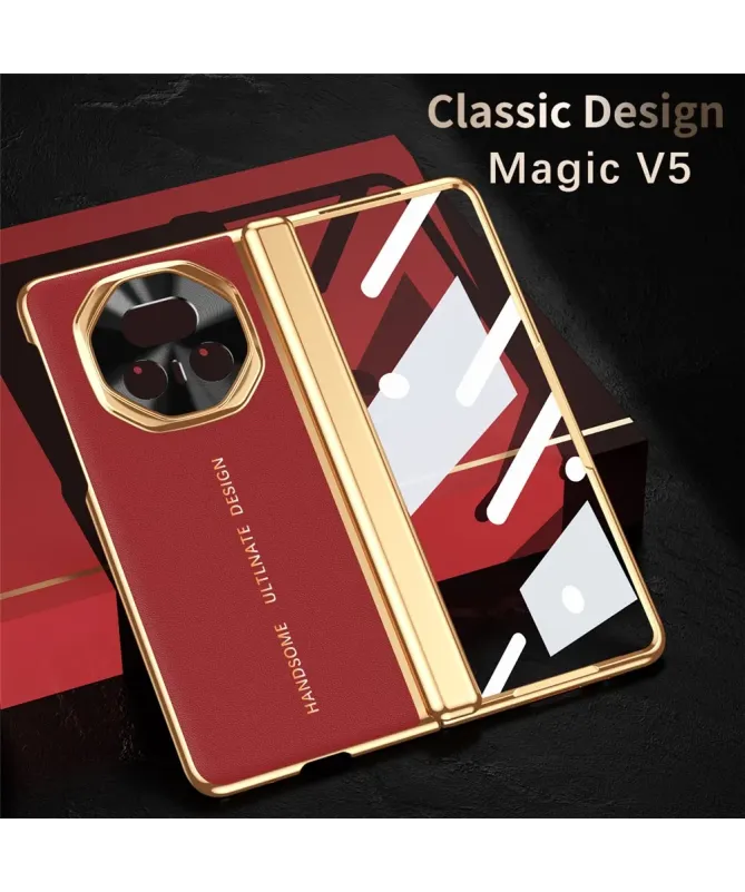Coque Honor Magic V5 Valamir Simili Cuir