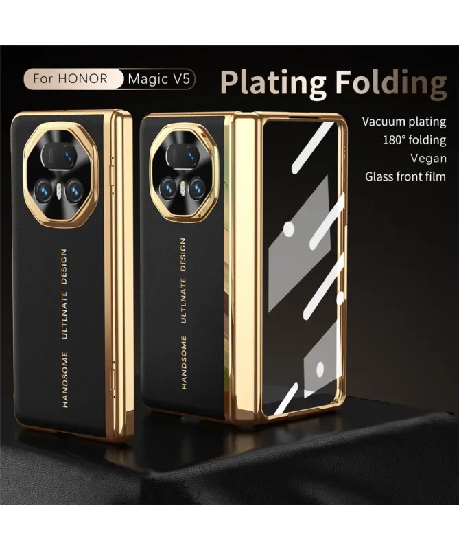 Coque Honor Magic V5 Valamir Simili Cuir