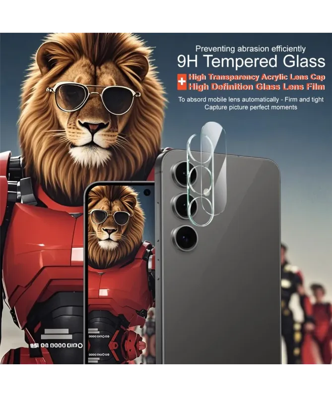 Verre Trempé Samsung Galaxy S25 FE pour lentille (2 pièces)