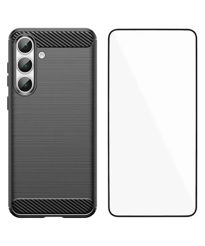 Coque Samsung Galaxy S25 FE avec Verre Trempé | CARBO