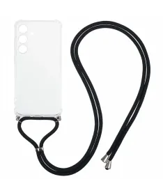 Coque Samsung Galaxy S25 FE transparente avec cordon | Cléos