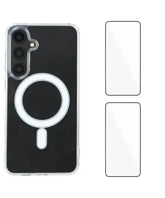 Coque Samsung Galaxy S24 Plus MagSafe + 2 Films Verre Trempé | CLEARY