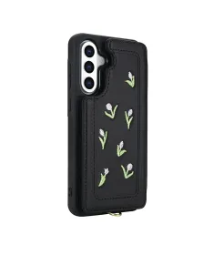 Coque Samsung Galaxy S25 Plus / S24 Plus Tulipes avec Lanière | VELYA