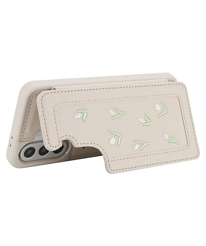 Coque Samsung Galaxy S25 Plus / S24 Plus Tulipes avec Lanière | VELYA