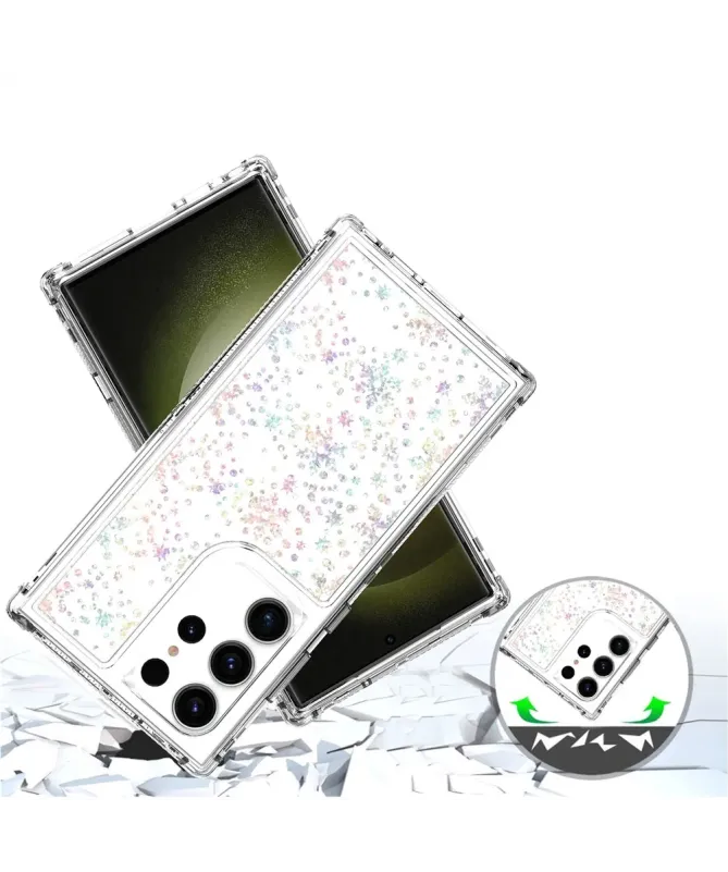 Coque Samsung Galaxy S23 Ultra Fleurs Transparentes 360° | BLOOMY