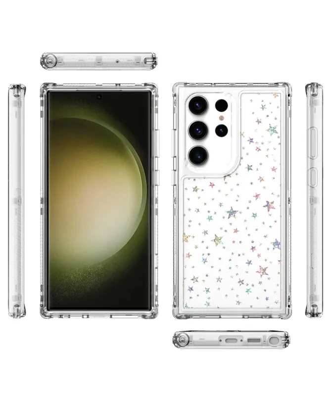 Coque Samsung Galaxy S23 Ultra Étoiles Transparente 360° | STARLIGHT