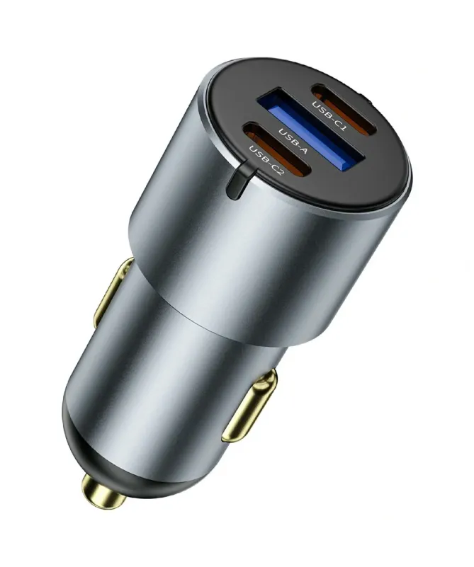 Chargeur Voiture Rapide 60W USB-C & USB-A | Nano Pro