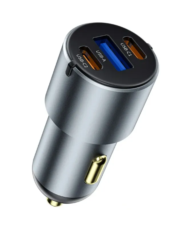 Chargeur Voiture Rapide 60W USB-C & USB-A | Nano Pro