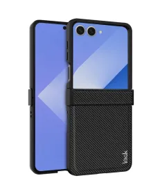 Coque Samsung Galaxy Z Flip 7 | IMAK Ruiyi Carbon Texture