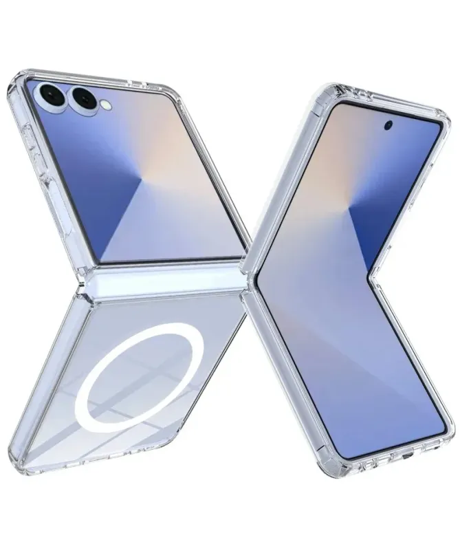 Coque Samsung Galaxy Z Flip 7 Transparente | MagSafe Compatible