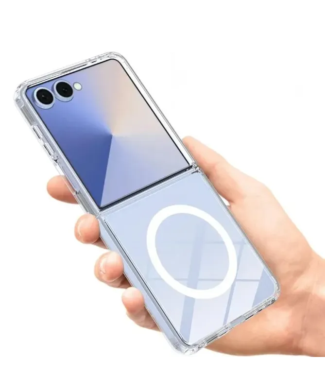 Coque Samsung Galaxy Z Flip 7 Transparente | MagSafe Compatible