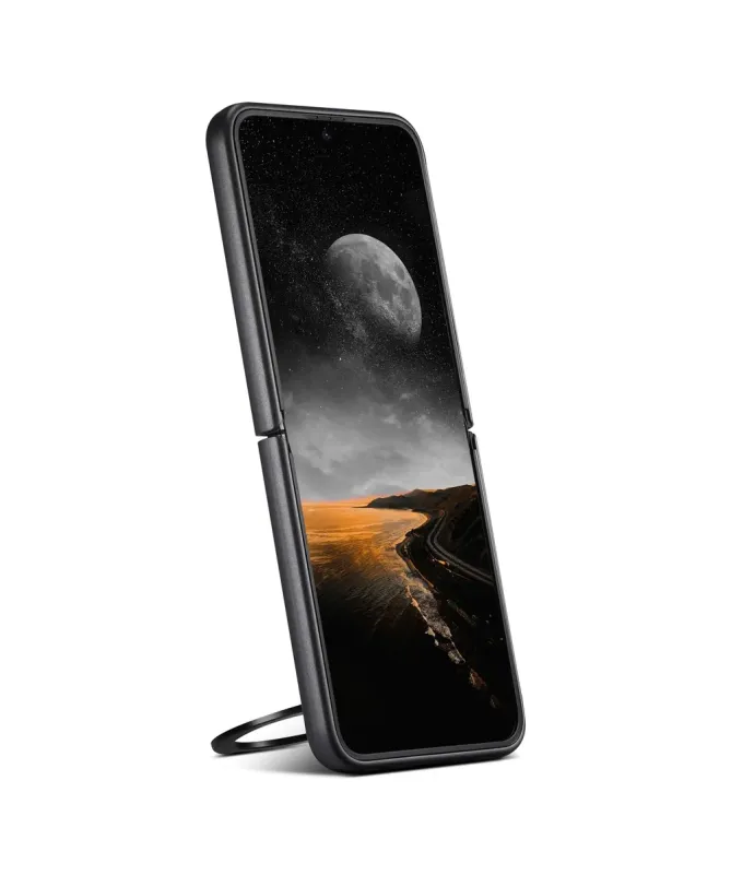Coque Samsung Galaxy Z Flip 7 Fibre de Carbone avec Anneau | COMMANDO