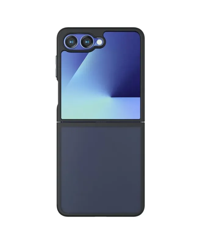 Coque Samsung Galaxy Z Flip 7 Antichoc Transparente Noire