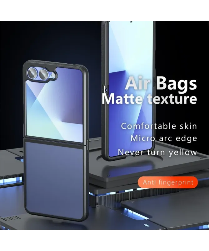 Coque Samsung Galaxy Z Flip 7 Antichoc Transparente Noire