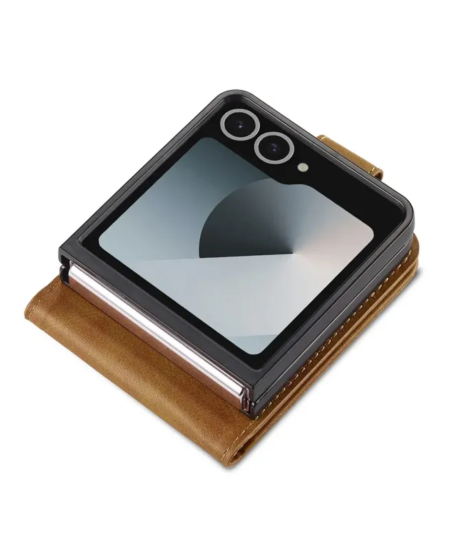 Housse Samsung Galaxy Z Flip 7 Effet Cuir LC.IMEEKE