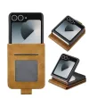 Housse Samsung Galaxy Z Flip 7 Effet Cuir LC.IMEEKE