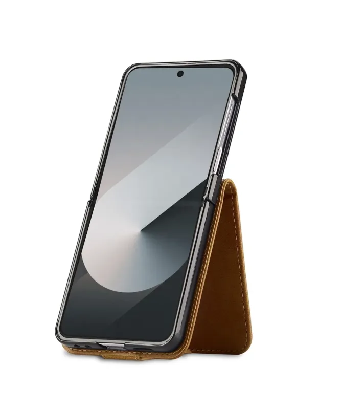 Housse Samsung Galaxy Z Flip 7 Effet Cuir LC.IMEEKE