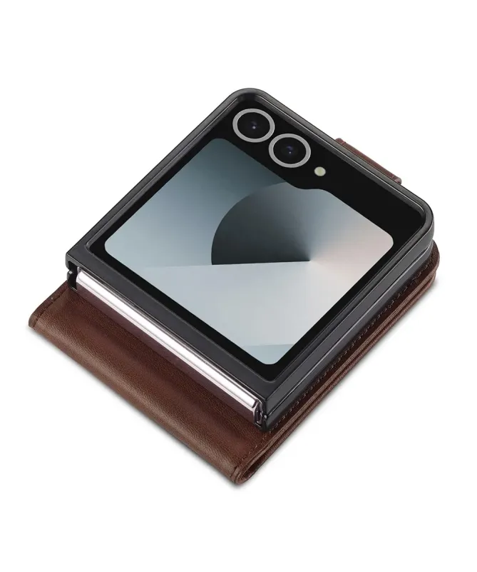 Housse Samsung Galaxy Z Flip 7 Effet Cuir LC.IMEEKE