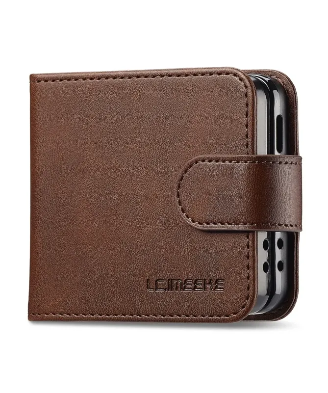 Housse Samsung Galaxy Z Flip 7 Effet Cuir LC.IMEEKE