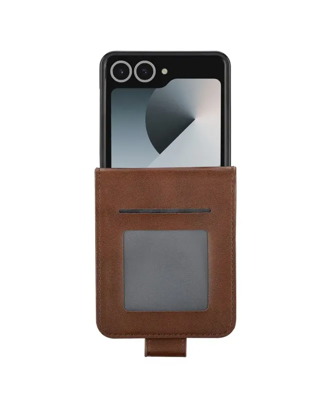 Housse Samsung Galaxy Z Flip 7 Effet Cuir LC.IMEEKE