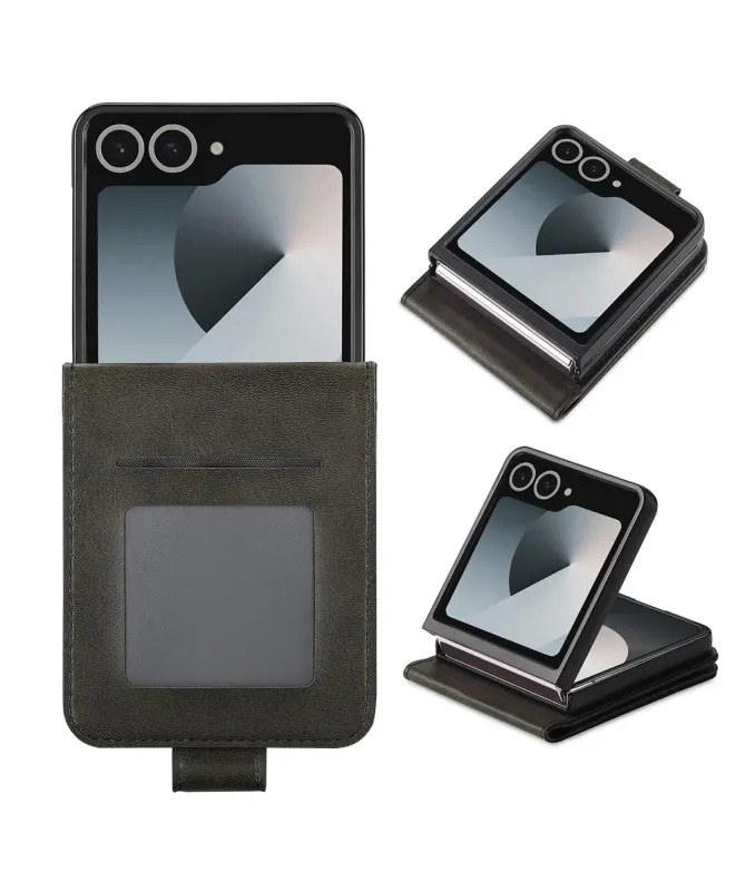 Housse Samsung Galaxy Z Flip 7 Effet Cuir LC.IMEEKE