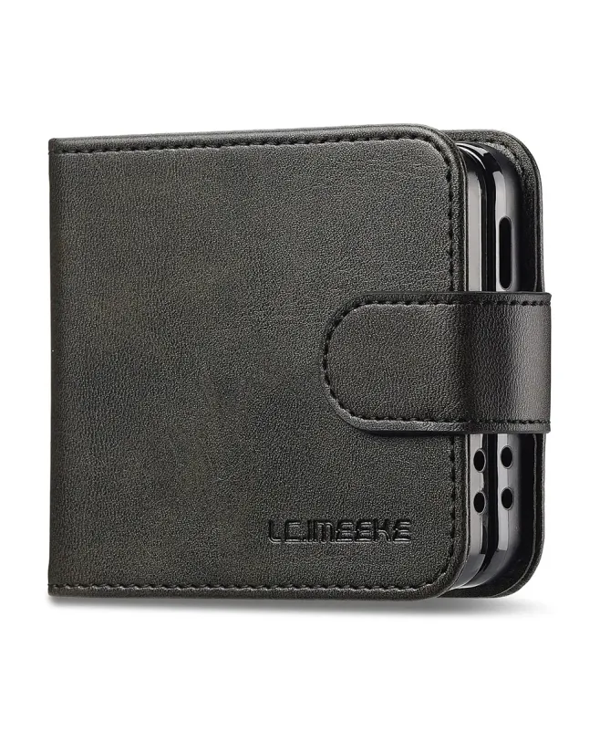 Housse Samsung Galaxy Z Flip 7 Effet Cuir LC.IMEEKE