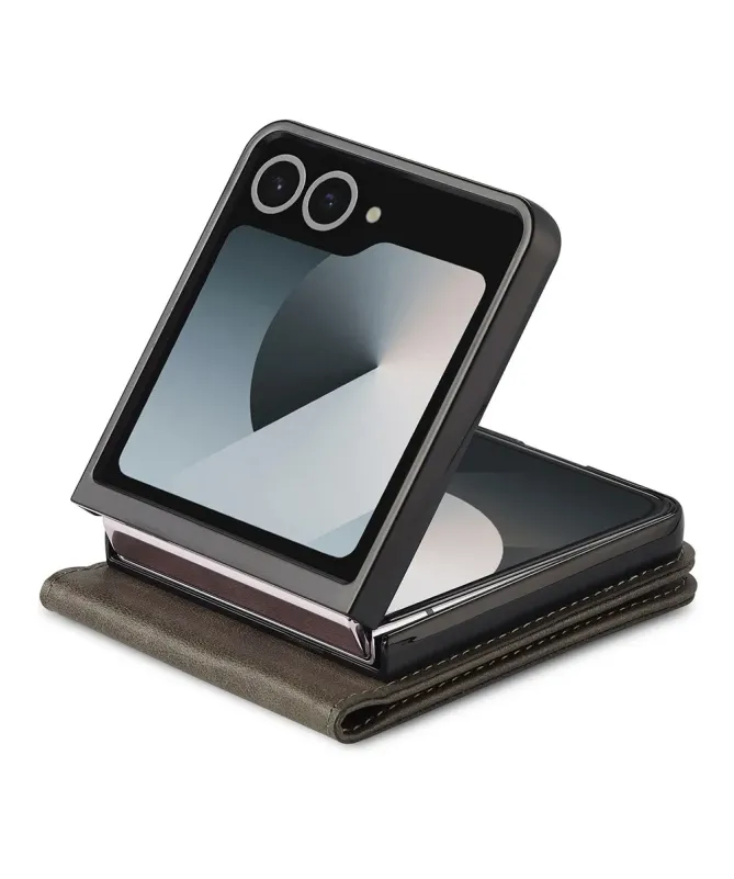 Housse Samsung Galaxy Z Flip 7 Effet Cuir LC.IMEEKE