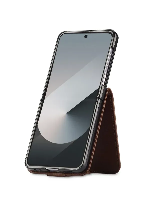 Housse Samsung Galaxy Z Flip 7 Effet Cuir LC.IMEEKE