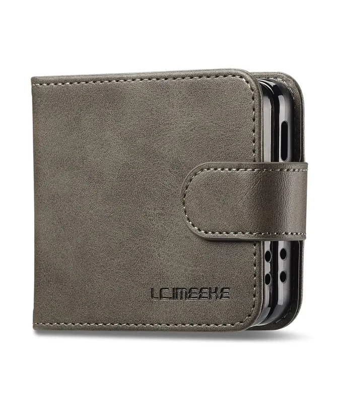 Housse Samsung Galaxy Z Flip 7 Effet Cuir LC.IMEEKE