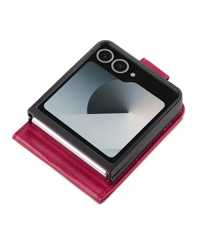 Housse Samsung Galaxy Z Flip 7 Effet Cuir LC.IMEEKE