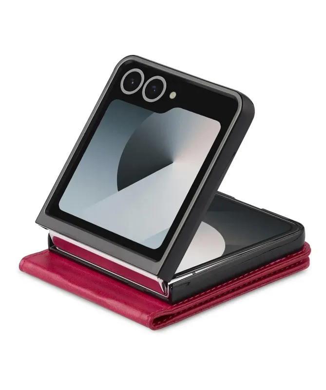 Housse Samsung Galaxy Z Flip 7 Effet Cuir LC.IMEEKE