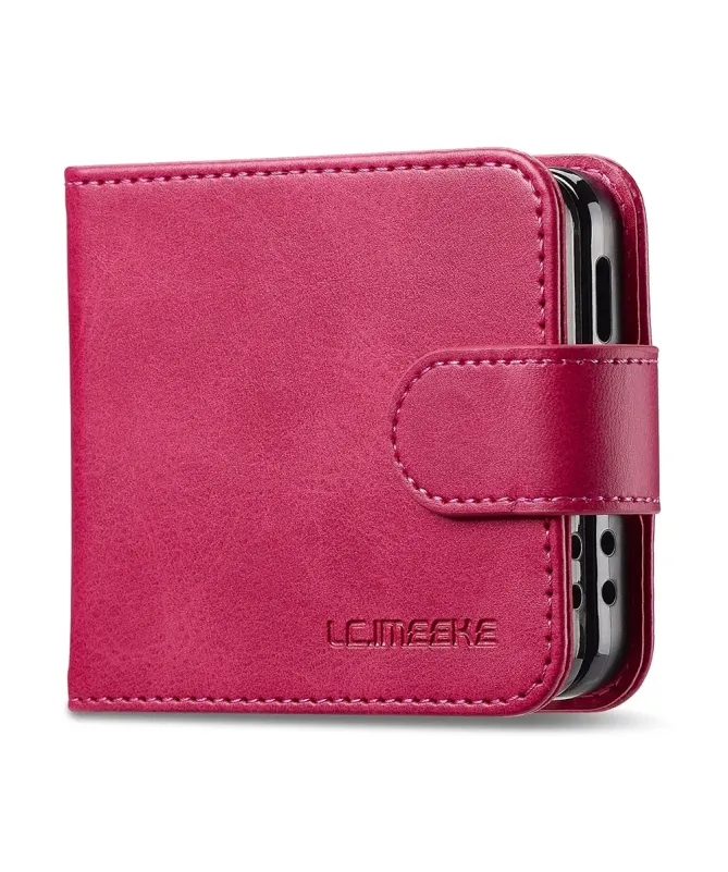 Housse Samsung Galaxy Z Flip 7 Effet Cuir LC.IMEEKE