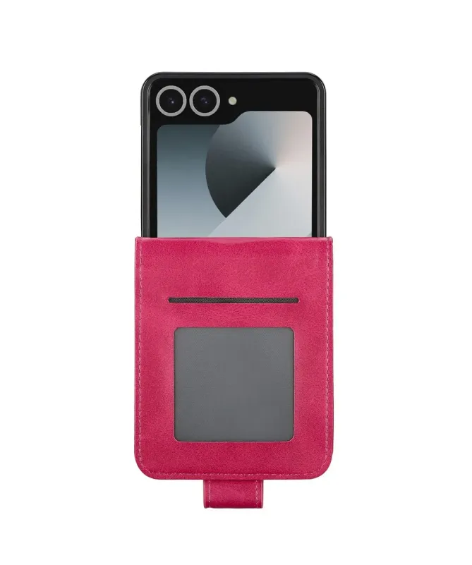 Housse Samsung Galaxy Z Flip 7 Effet Cuir LC.IMEEKE