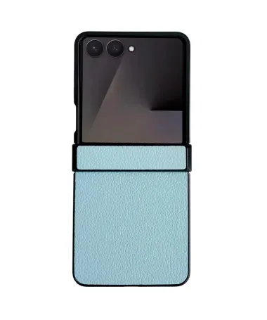 Coque Samsung Galaxy Z Flip 7 Protection Charnière Effet Litchi | TACT