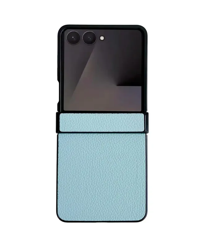 Coque Samsung Galaxy Z Flip 7 Protection Charnière Effet Litchi | TACT