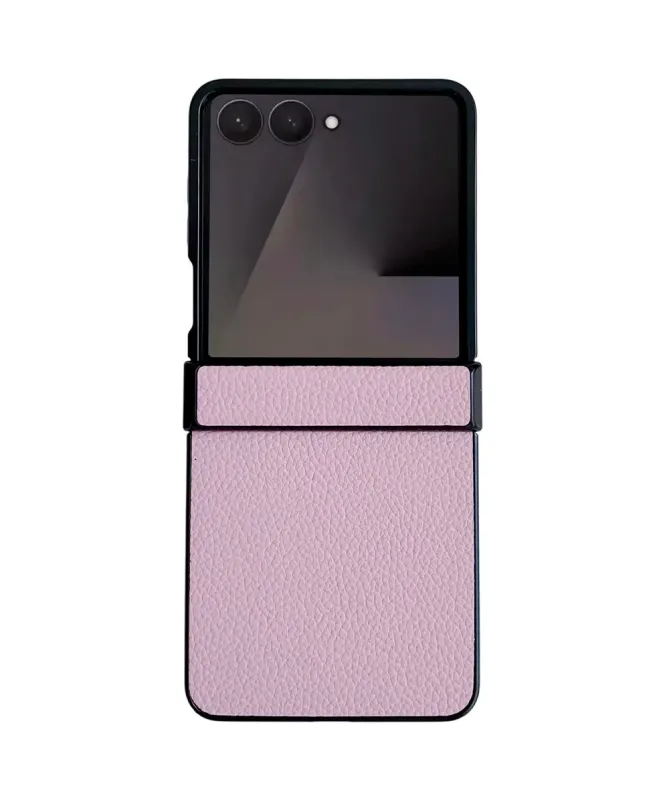 Coque Samsung Galaxy Z Flip 7 Protection Charnière Effet Litchi | TACT