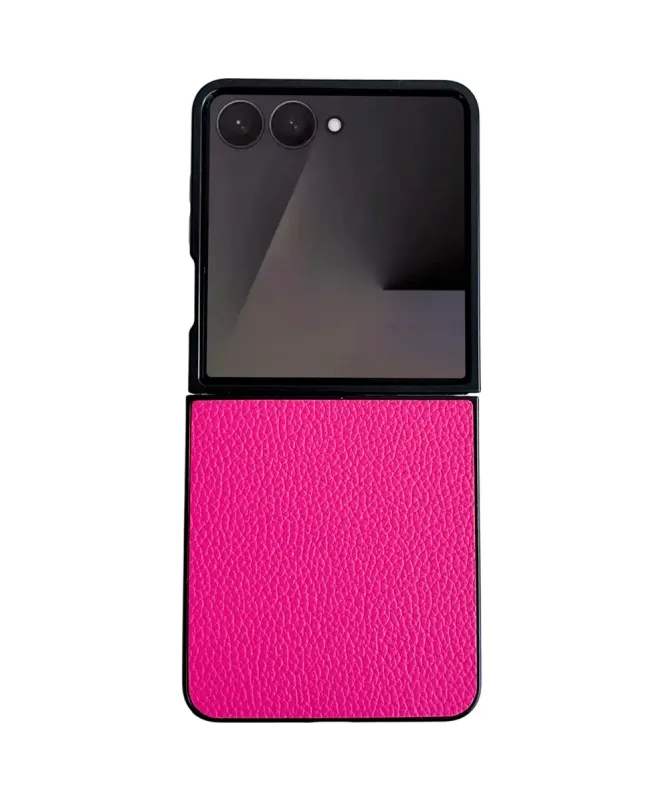 Coque Samsung Galaxy Z Flip 7 Effet Litchi | TACTILINE