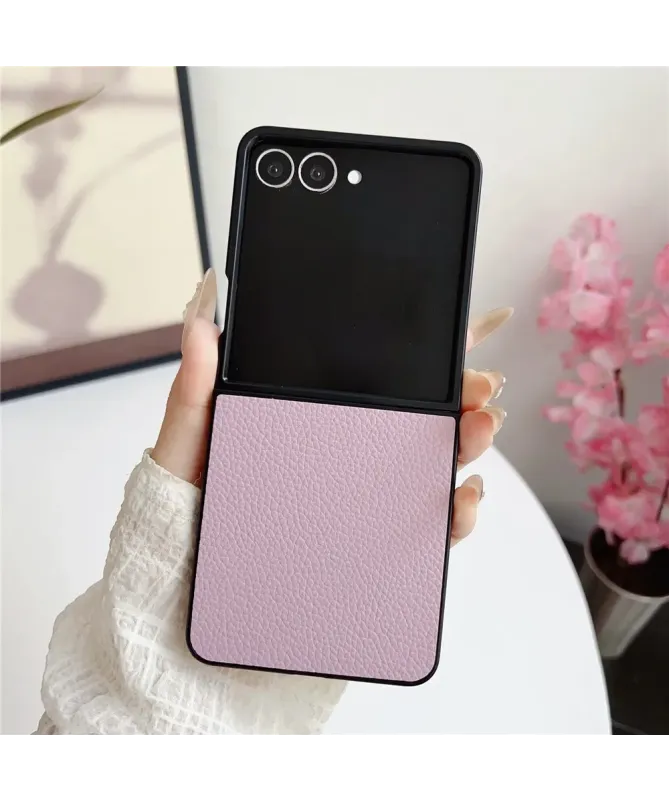Coque Samsung Galaxy Z Flip 7 Effet Litchi | TACTILINE