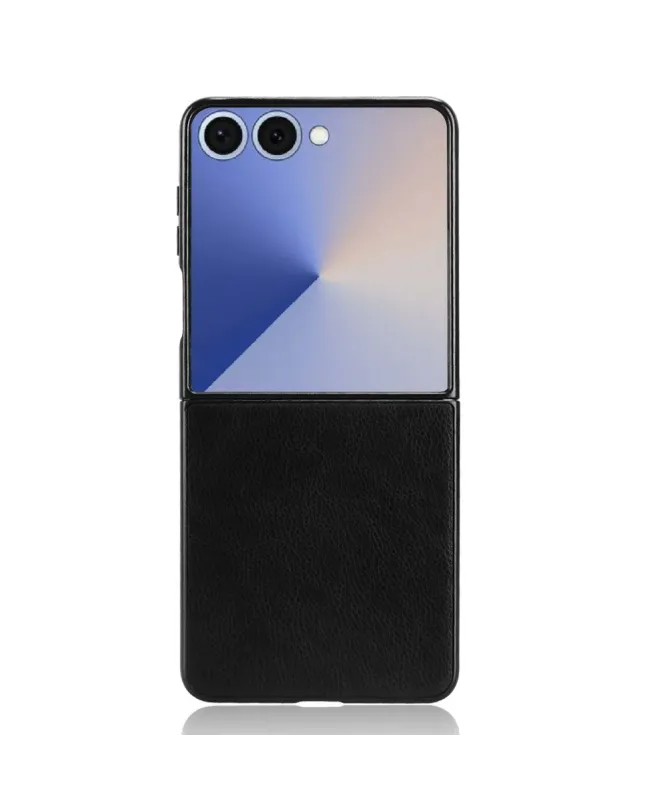 Coque Samsung Galaxy Z Flip 7 Effet Litchi | RUBYTEXT