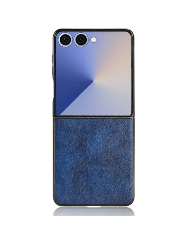 Coque Samsung Galaxy Z Flip 7 Effet Litchi | RUBYTEXT